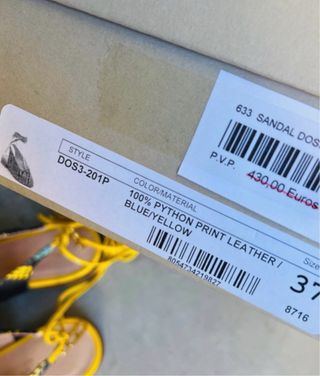 Lote stock Dee Ocleppo Zapatos de Lujo Beige