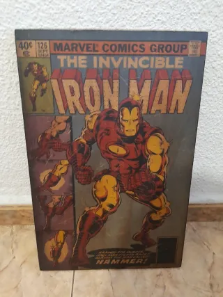 Cuadro Marvel Iron Man Comic 126