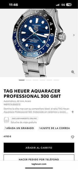 TAG HEUER AQUARACER PROFESSIONAL 300 GMT