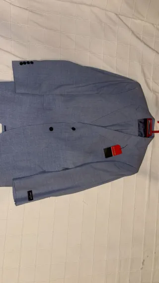 Traje Pierre Cardin Azul Claro Completo