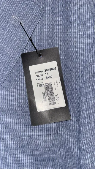 Traje Pierre Cardin Azul Claro Completo