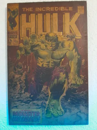 Cuadro The Incredible Hulk Marvel Comics