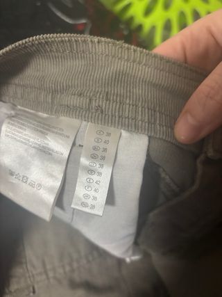 Falda de pana marrón