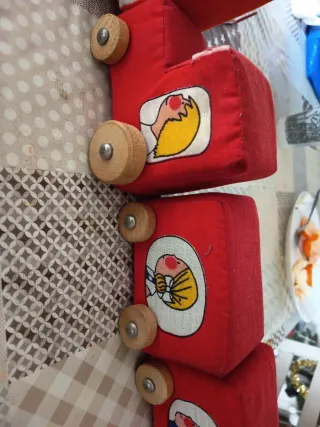 Camión tren juguete niños Piliarin Bayes