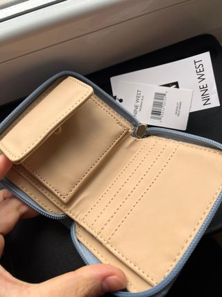 Billetera Nine West Azul Mujer