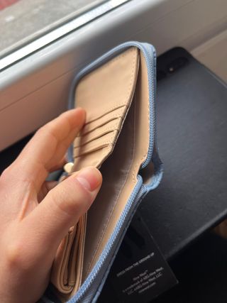 Billetera Nine West Azul Mujer