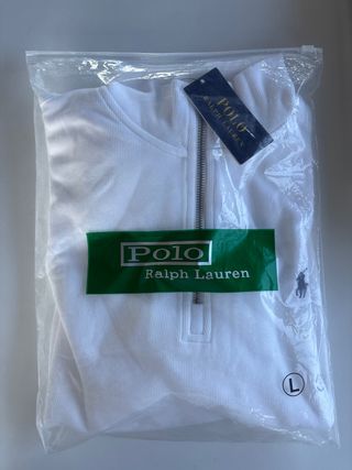 Polo Ralph Lauren Sudadera Blanca Talla L