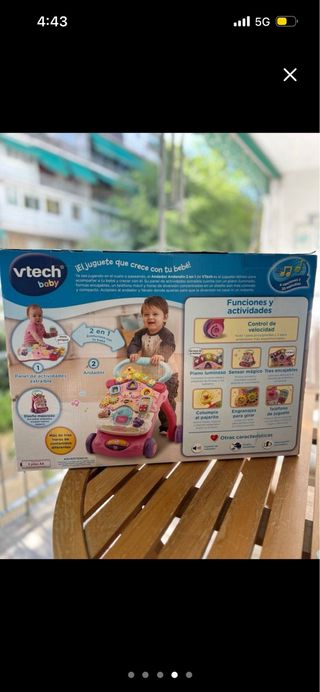 Andador Vtech 2 en 1 para bebé