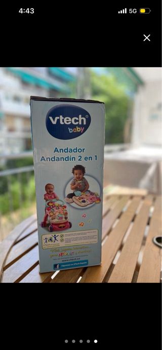 Andador Vtech 2 en 1 para bebé