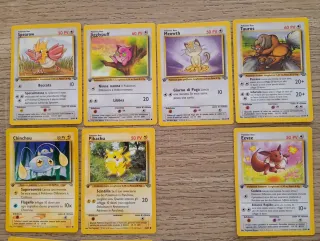 Carte Pokémon Prima Serie First Ed. 1999