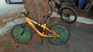 Bici MTB Invader 24" arancio nero/opaco