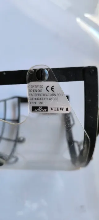 Rejilla Hockey Transparente y Negra