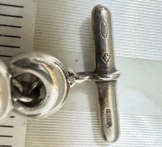 Bracciale Dodo pepite resina rosso argento