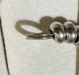 Bracciale Dodo pepite resina rosso argento