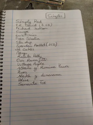 Colección de Singles Internacionales