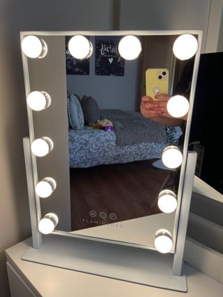 Espejo Tocador Flamingueo con Luces LED