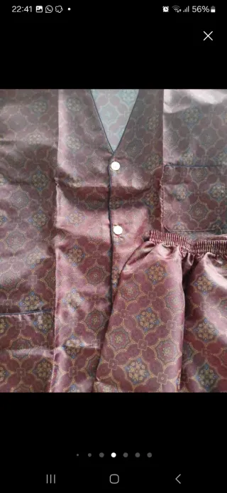 Pijama vintage hombre