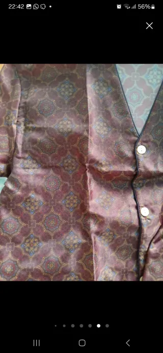 Pijama vintage hombre