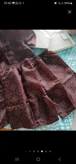 Pijama vintage hombre