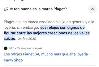 Reloj Piaget Oro Blanco con Factura revisado Suiza