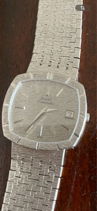 Reloj Piaget Oro Blanco con Factura revisado Suiza