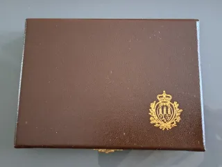 Dittico Monete Argento San Marino 1987 Universiadi