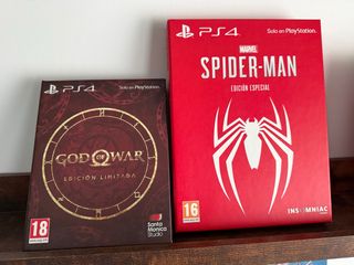 God of War y Spider-Man Ed. Especial -Para Karina