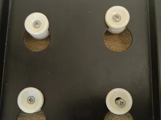 Soporte Negro de pared para TV