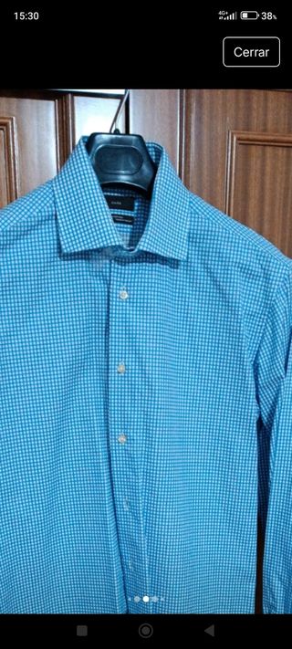 Americana Sastre Caballero Negra y Azul