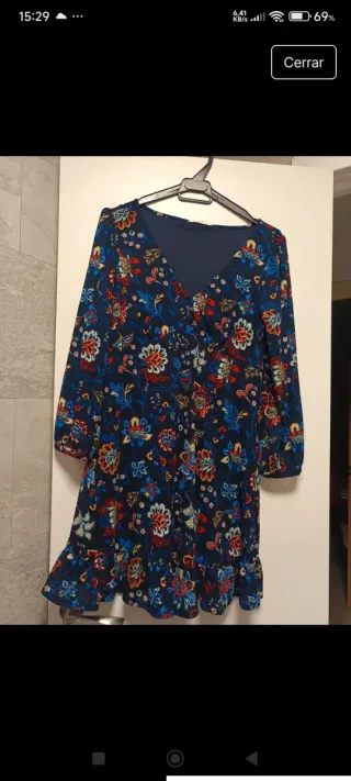 Vestido estampado invierno