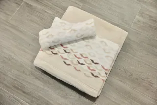 Jogo de Cama Coralina Bege/Multicor