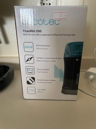 Cafetera Cecotec Cumbia  y molinillo de cafe