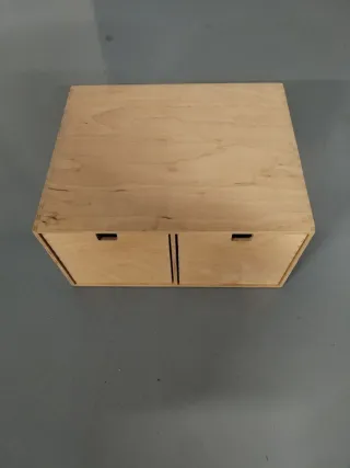 Cajas de madera con cajones