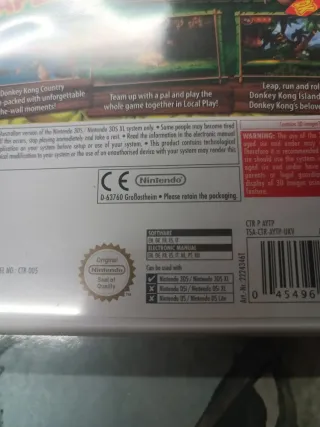 Donkey Kong Country Returns 3D Nintendo 3DS