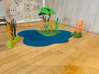 Lago con árbol Playmobil