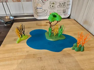 Lago con árbol Playmobil