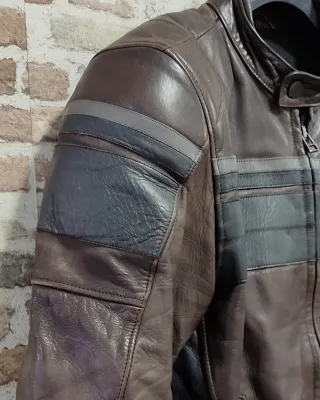 Chaqueta moto Piel Dainese Blackjack Talla 48