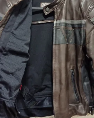 Chaqueta moto Piel Dainese Blackjack Talla 48