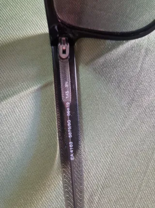 Emporio Armani originales Gafas de sol negras y gr