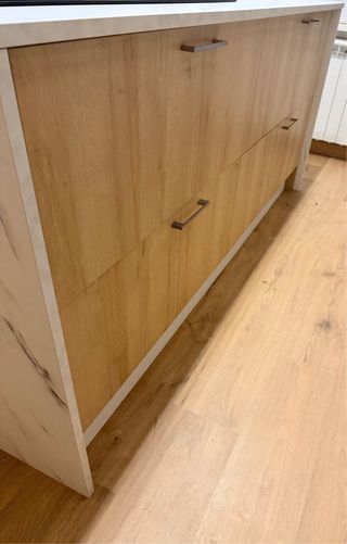 Isla de cocina moderna