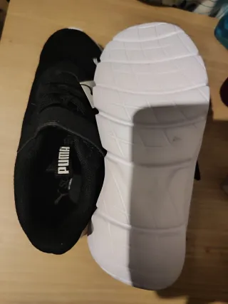 Zapatillas Puma Niños Negro/Blanco