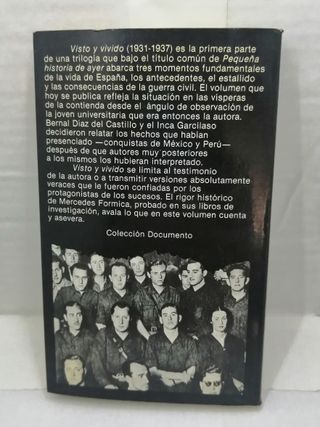 Visto y vivido, 1931-1937 (Pequeña historia de...