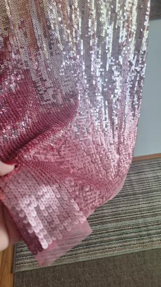 Vestito paillettes bambina tg 14