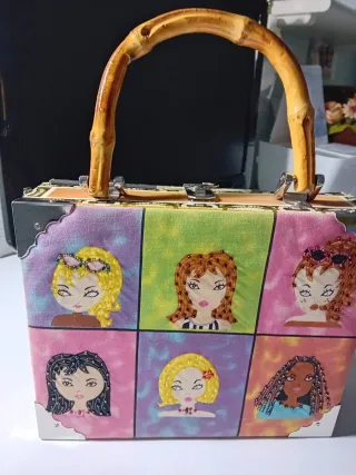 Clutch rigida donna con stampa