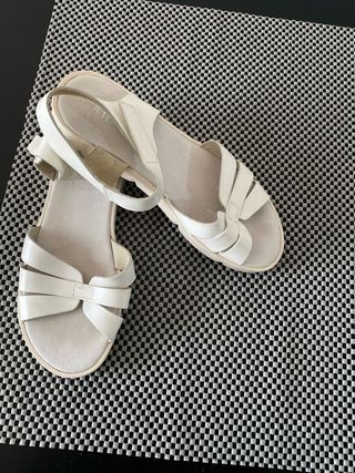 Sandalias blancas Tex