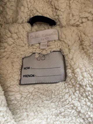 Buzo invierno bebé Cadet Rousselle