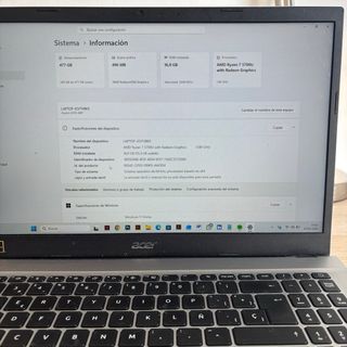 Portátil Acer Aspire A315-44P Plata