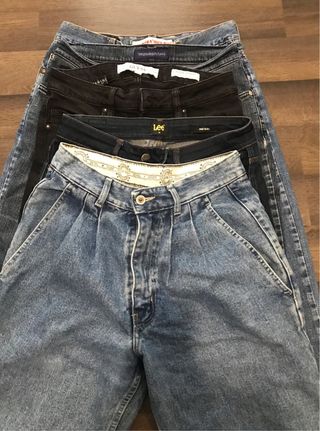 Lote 5 Vaqueros de marca.