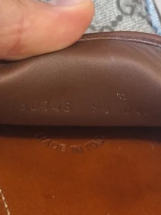 Zapatos Gucci Beige y Marrón 9 1/2 en americano