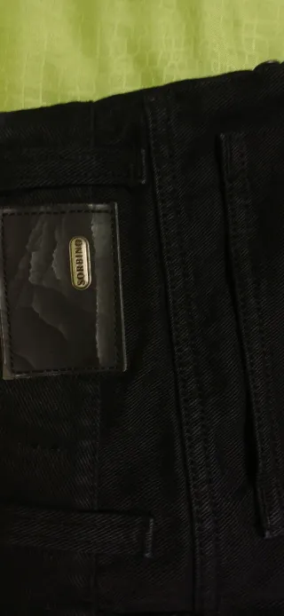 Jeans eleganti sorbino nero